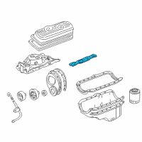 OEM 1999 GMC Savana 2500 Manifold Gasket Diagram - 89017866