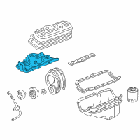 OEM 1994 GMC G2500 Manifold-Intake Diagram - 10172785