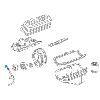 OEM 1994 Chevrolet Astro Indicator Asm-Oil Level Diagram - 10206360