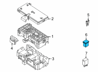 OEM 2018 Lincoln Navigator Maxi Fuse Diagram - GU5Z-14526-K