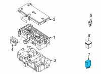 OEM 2021 Ford Bronco Multi Purpose Relay Diagram - F80Z14N089AA