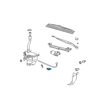 OEM Toyota Washer Pump Diagram - 85330-60170