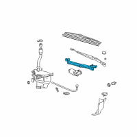 OEM 2009 Toyota 4Runner Linkage Assembly Diagram - 85150-35170