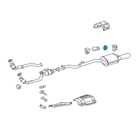 OEM Chrysler Crossfire ISOLATOR-Exhaust Diagram - 5096549AA