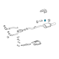 OEM 2004 Chrysler Crossfire ISOLATOR-Exhaust Diagram - 5096549AA