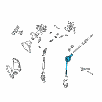 OEM 1995 Toyota Tacoma Joint Assembly, Steering Shaft Diagram - 45290-35011