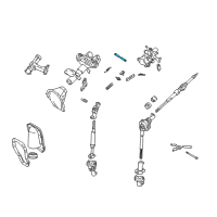 OEM 1994 Toyota 4Runner Tilt Pawl Shaft Diagram - 45831-22020