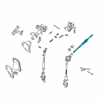 OEM Toyota Tacoma Shaft Assy, Steering Main Diagram - 45210-35180