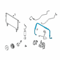 OEM 2006 Toyota Tundra Suction Hose Diagram - 88712-0C022