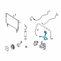 OEM 2005 Toyota Tundra Discharge Hose Diagram - 88711-0C060