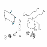 OEM 2002 Toyota Tundra Condenser Diagram - 88460-0C020