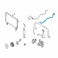 OEM 2005 Toyota Tundra Suction Pipe Diagram - 88717-0C080