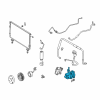 OEM 2004 Toyota Tundra Compressor Diagram - 88320-0C010-84