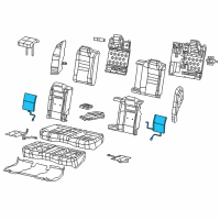 OEM Dodge Charger Pad-Heater Diagram - 68104680AA