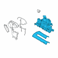 OEM 2014 Ford Fiesta Valve Cover Diagram - BM5Z-6582-A