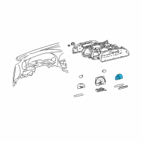 OEM 2004 Toyota Tundra Fuel Gauge Diagram - 83882-0C190