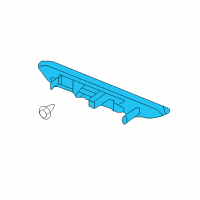 OEM Nissan Reflex Reflector Assembly LH Diagram - 26565-JJ90A