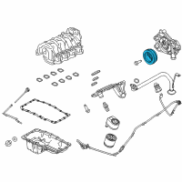 OEM 2022 Ford F-250 Super Duty Vibration Damper Diagram - BC3Z-6312-A