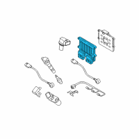 OEM Kia Sorento Engine Ecm Control Module Diagram - 391063C363