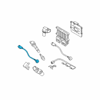 OEM 2014 Hyundai Genesis Sensor-Knock, RH Diagram - 39320-3C600