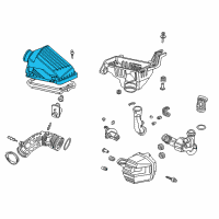 OEM 2006 Acura TSX Cover, Air Cleaner Diagram - 17210-RBA-000