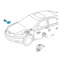 OEM 2007 Toyota RAV4 Front Sensor Diagram - 89173-49375