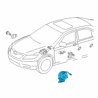 OEM Toyota Tacoma Clock Spring Diagram - 84306-04080