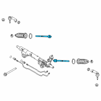 OEM 2010 Ford F-150 Inner Tie Rod Diagram - 9L3Z-3280-A