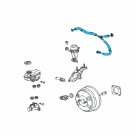 OEM 2012 GMC Terrain Vacuum Hose Diagram - 22877439