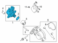 OEM 2021 Ford Bronco PUMP ASY - FUEL Diagram - ML3Z-9350-C