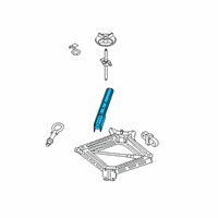 OEM Ford Police Interceptor Utility Lug Wrench Diagram - EM2Z-17032-B