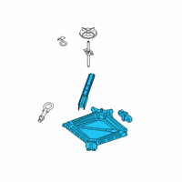 OEM 2022 Ford Explorer Jack Assembly Diagram - LB5Z-17080-A