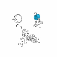 OEM 2006 Dodge Ram 3500 Brake Master Cylinder Diagram - 5093408AA