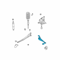 OEM 2017 Ford E-350 Super Duty Radius Arm Diagram - BC2Z-3A360-A