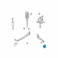 OEM 2011 Ford E-350 Super Duty Radius Arm Bracket Diagram - 8C2Z-3B095-AR