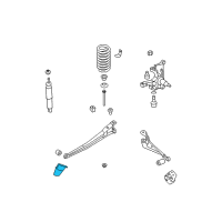 OEM 2004 Ford E-350 Super Duty Axle Beam Mount Bracket Diagram - AC2Z-3B178-B