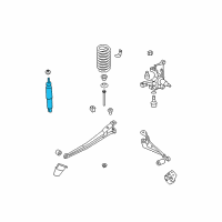 OEM Ford E-250 Shock Diagram - 8C2Z-18124-B