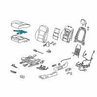 OEM 2021 Chevrolet Malibu Seat Cushion Heater Diagram - 84369810