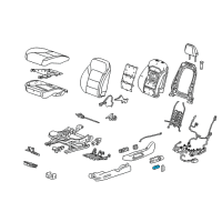 OEM Chevrolet Malibu Limited Knob, Front Seat Adjuster Diagram - 13274114