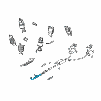 OEM 2013 Acura MDX Pipe A, Exhaust Diagram - 18210-SZA-A01