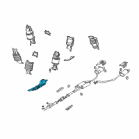 OEM 2013 Acura MDX Plate A, Floor Ht/Baf Diagram - 74601-STX-A01