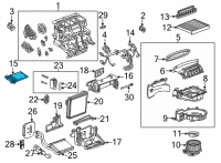 OEM 2021 Chevrolet Trailblazer Auxiliary Heater Diagram - 13514602