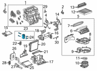OEM Chevrolet Trailblazer Expansion Valve Diagram - 42747630