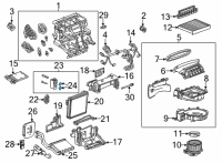 OEM Chevrolet Trailblazer Expansion Valve Seal Kit Diagram - 42699688