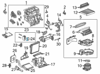 OEM Buick Encore GX Expansion Valve Seal Kit Diagram - 42699688