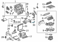 OEM 2022 Chevrolet Trailblazer Thermostatic Switch Diagram - 42677748