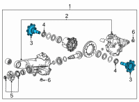 OEM 2021 Cadillac Escalade ESV Output Shaft Diagram - 84766412