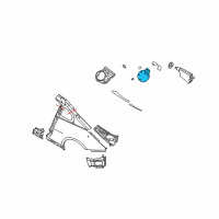 OEM Nissan 350Z Spring - Gas Filler Lid Diagram - 78836-CD400