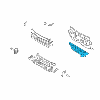 OEM Hyundai Elantra Insulator-Dash Panel Diagram - 84124-2H000