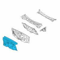 OEM 2006 Kia Amanti Insulator-Dash Panel Diagram - 841243F000